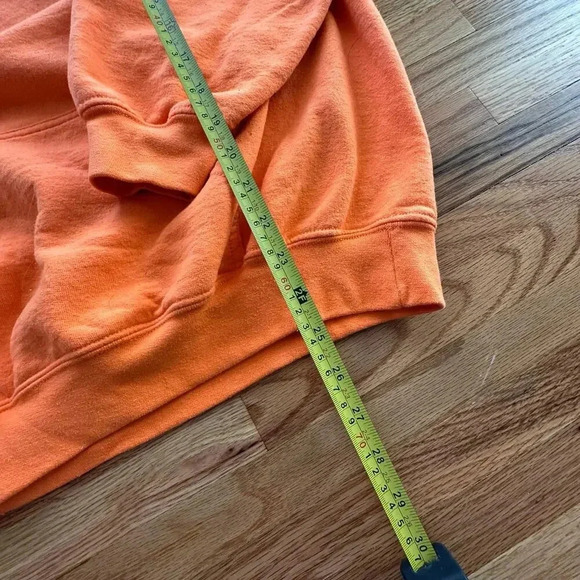 LONELY GHOST x Neon Orange Hoodie Streetwear Urbanwear | SIZE 2XL - Picture 2 of 5